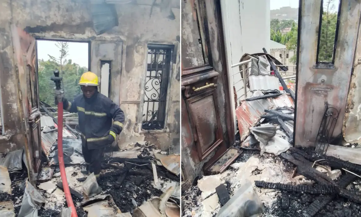 Minister’s Abuja Residence Ravaged by Blazing Inferno