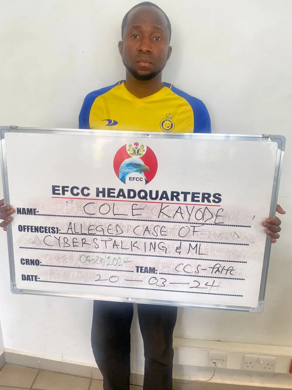 EFCC Nabs Man for Death Threat Against Chairman, Vows to Prosecute for Clout Chasing!