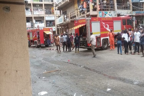 Firefighters Tackle Blaze at UTC Shopping Plaza, Abuja, Saving Lives and Property