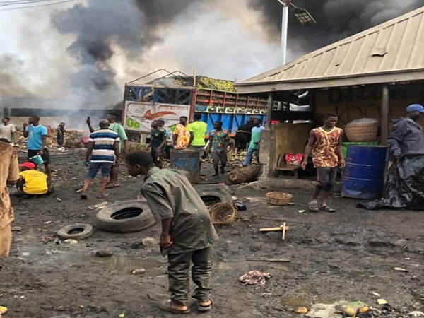 Clash Among Hoodlums Leads to Chaos and Destruction in Ile-Epo, Lagos