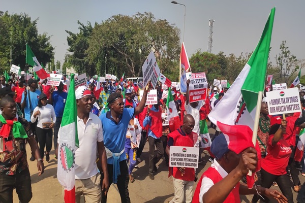 NLC and TUC Seal Jos Electricity Distribution Company Headquarters in Protest