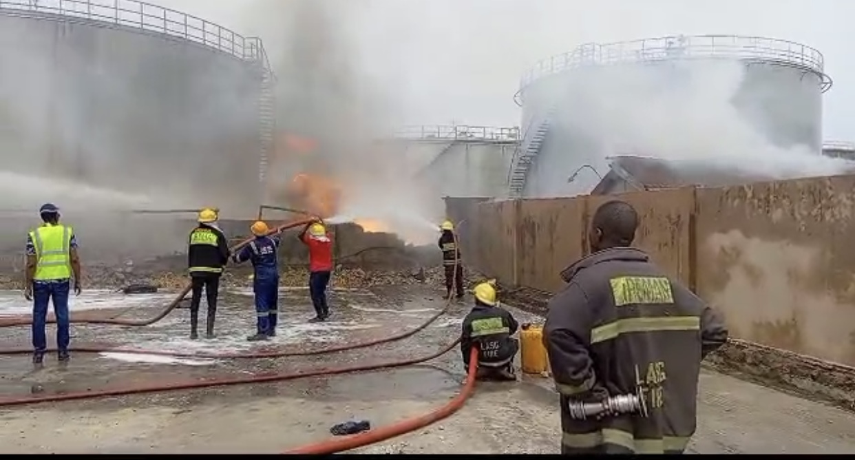 Confusion Over Apapa Tank Farm Fire: NNPCL and Honeywell Oil Dispute Responsibility