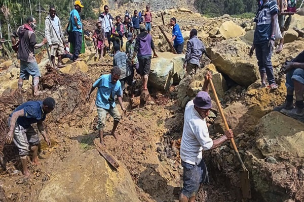 Massive Landslide in Papua New Guinea Buries Over 2,000 People