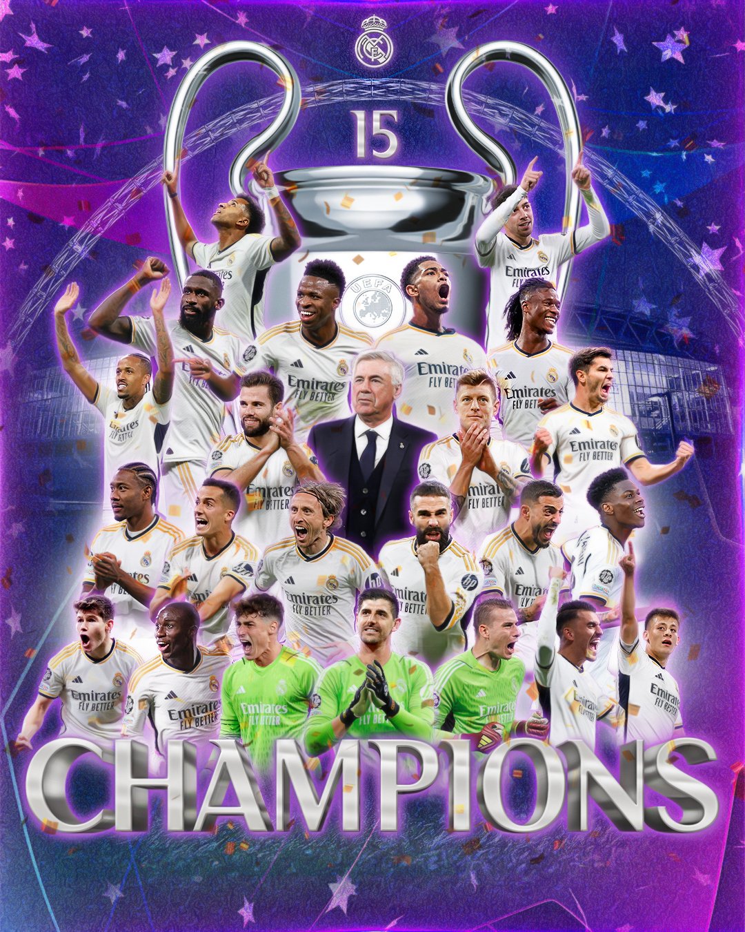 Real Madrid Clinch 15th Champions League Title with a 2-0 Win Over Borussia Dortmund