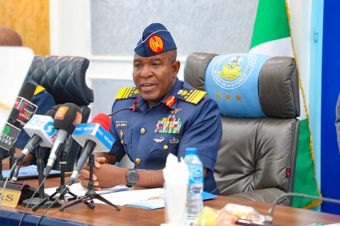 Chief of Air Staff Reviews Nigerian Air Force Efforts, Emphasizes Commitment to National Security