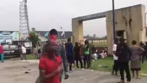 Youths Protest in Rivers State Over Local Government Crisis