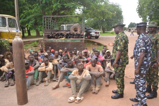 Nigerian Army Arrests 47 Suspected Rail Track Vandals in Kaduna