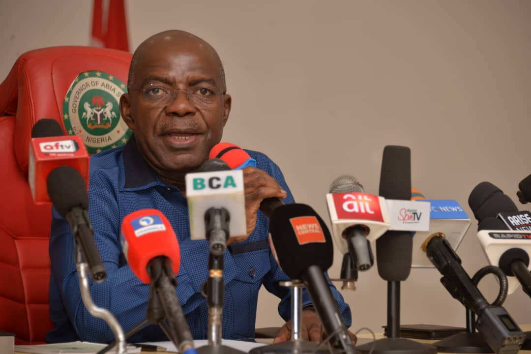 Abia State Governor Appeals for Peace Ahead of Planned #EndBadGovernance Protest