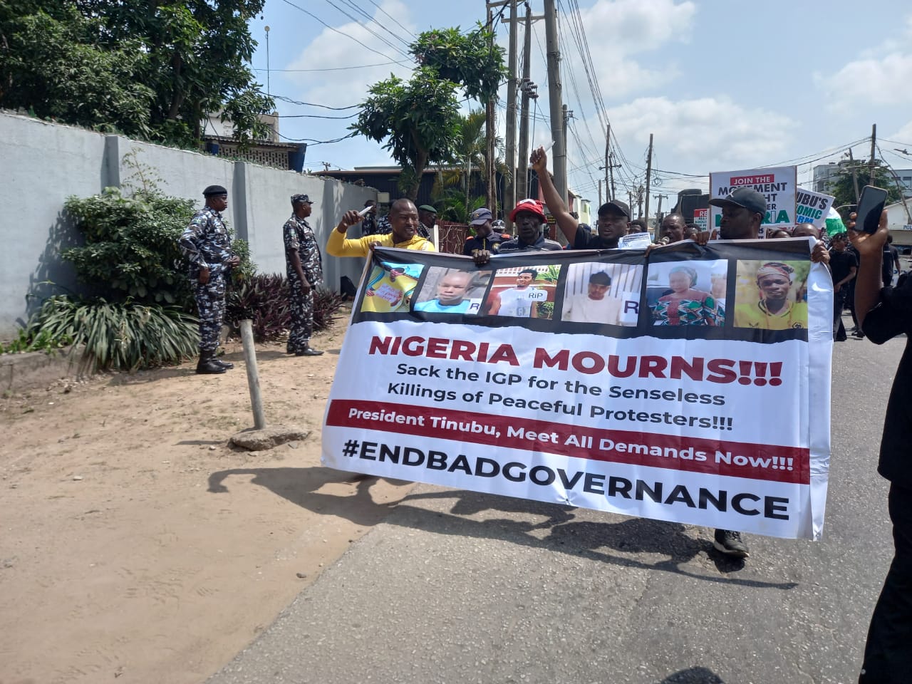 #EndBadGovernanceInNigeria Group Demands IGP’s Dismissal Over Protester Killings