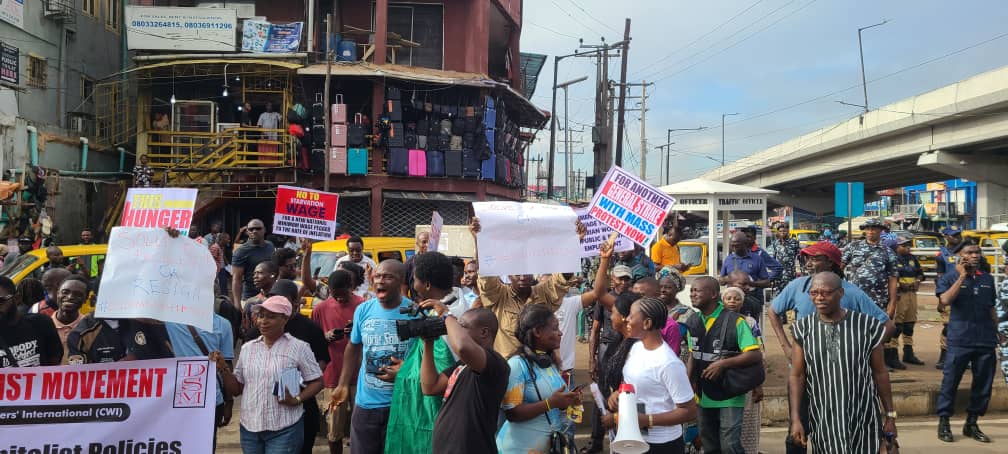 Protest Day 2: #EndBadGovernance Protesters Converge in Lagos Amid Heavy Police Presence