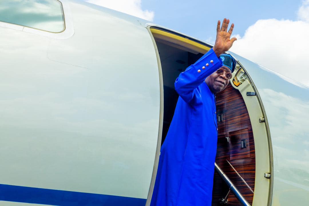 President Tinubu Arrives in Malabo for Historic Three-Day Diplomatic Visit