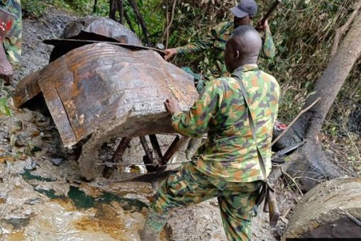 Nigerian Army Dismantles 37 Illegal Refineries in Niger Delta, Arrests Nine Suspects