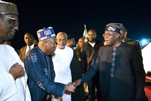 President Tinubu Returns to Nigeria After Official Visits to China and UK