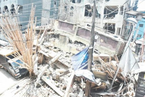 Tragedy Strikes as Building Collapses in Ibadan, Rescue Efforts Ongoing