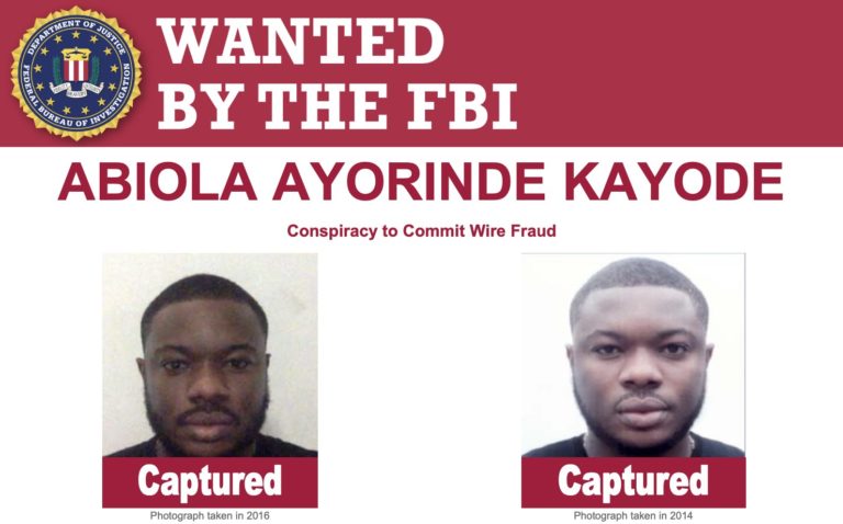 FBI Extradites Nigerian Cybercrime Suspect, Abiola Kayode, Over $6M Fraud Scheme