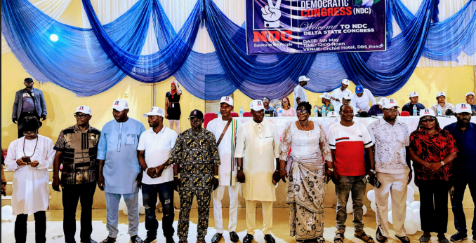 NDC Holds Delta Congress, Inaugurates New State Executives